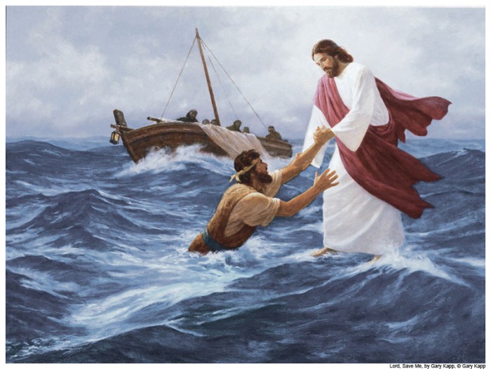 E ele disse-lhes: Por que temeis, homens de pouca fé? Então, levantando-se, repreendeu os ventos e o mar, e seguiu-se uma grande bonança. (Mateus 8:26)