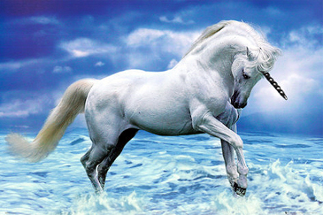 O Unicórnio e o cavalo Pégaso são representações da Essência Divina, liberta do Ego