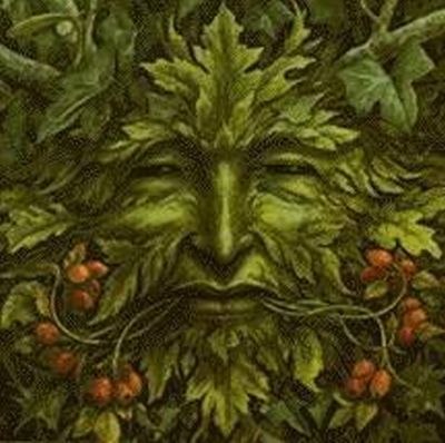 O HOMEM VERDE, REPRESENTAÇÃO DAS FORÇAS INSTINTIVAS DA MÃE NATUREZA. Uma das representações de Cernunno, o grande Deus Cornífero, poderoso Deva que rege as florestas, os faunos e outros seres fantásticos