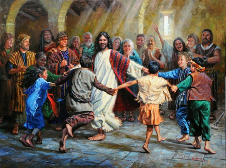 Jesus ensina a dança circular