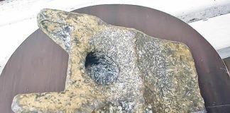 Peça de alumínio de 20 mil anos