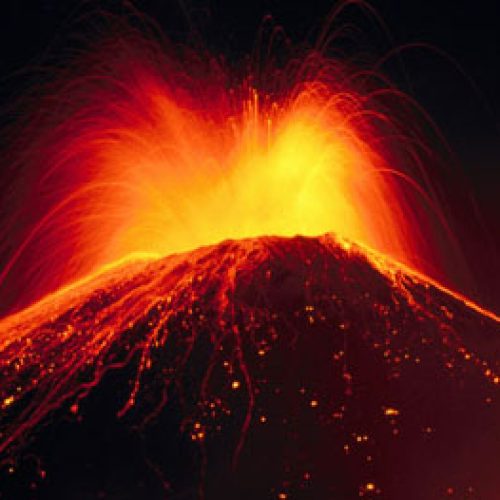 Incrível aumento do número de erupções vulcânicas