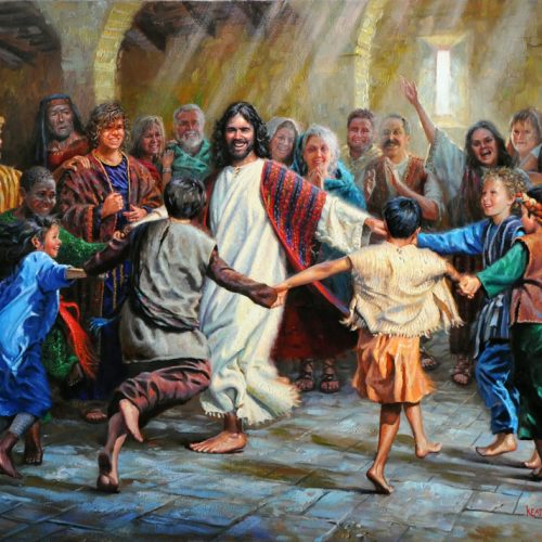 Jesus ensina a dança circular