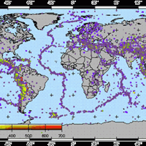 Incrível aumento do número de terremotos